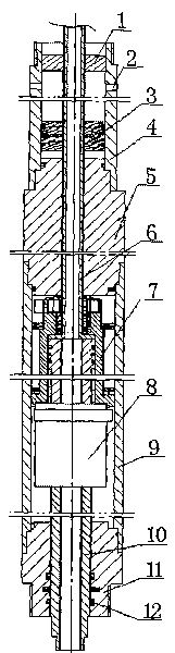 Rodless oil extraction system driven by underground rotation motor