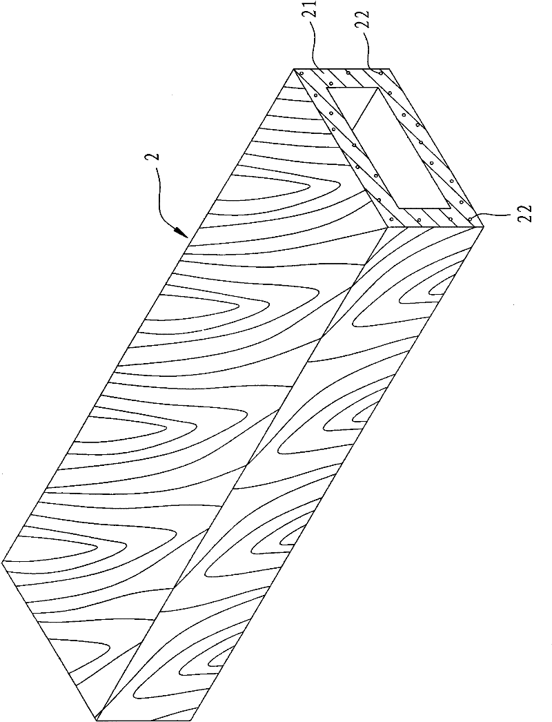 Resin plastic wood and its manufacturing method