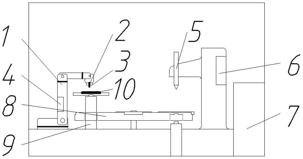 Two-machine linkage processing method and system based on 3D metal printing