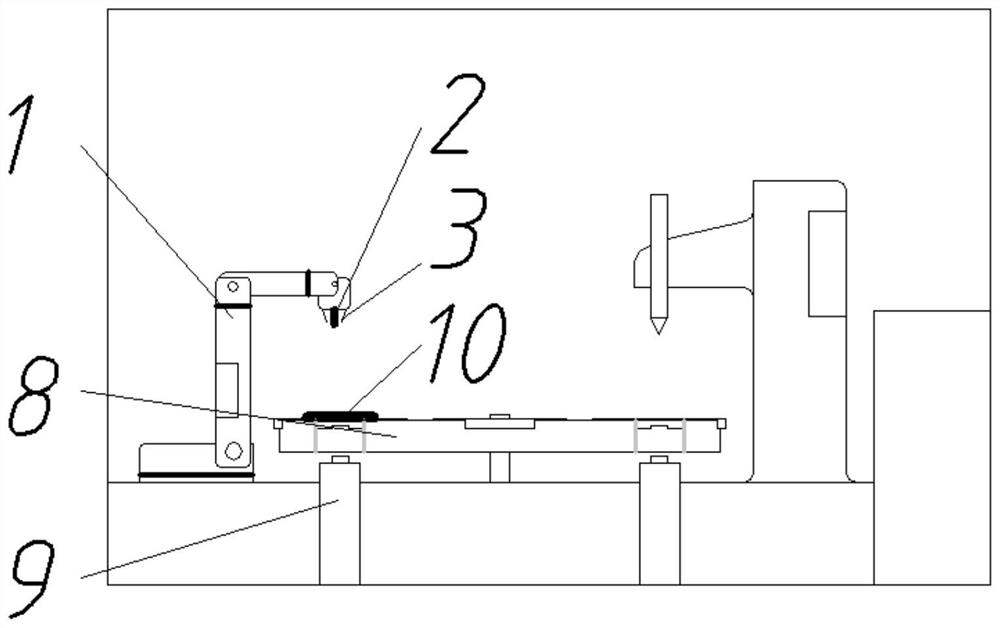 Two-machine linkage processing method and system based on 3D metal printing