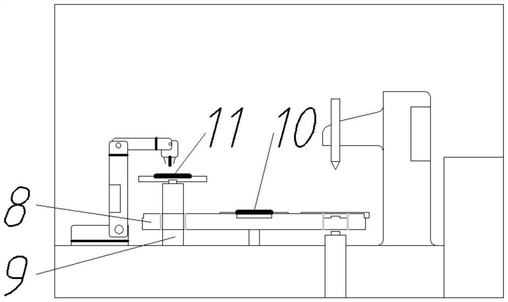 Two-machine linkage processing method and system based on 3D metal printing