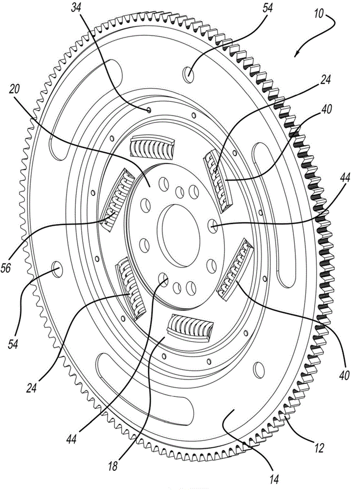 Vehicle flexible drive plate with torsion damper