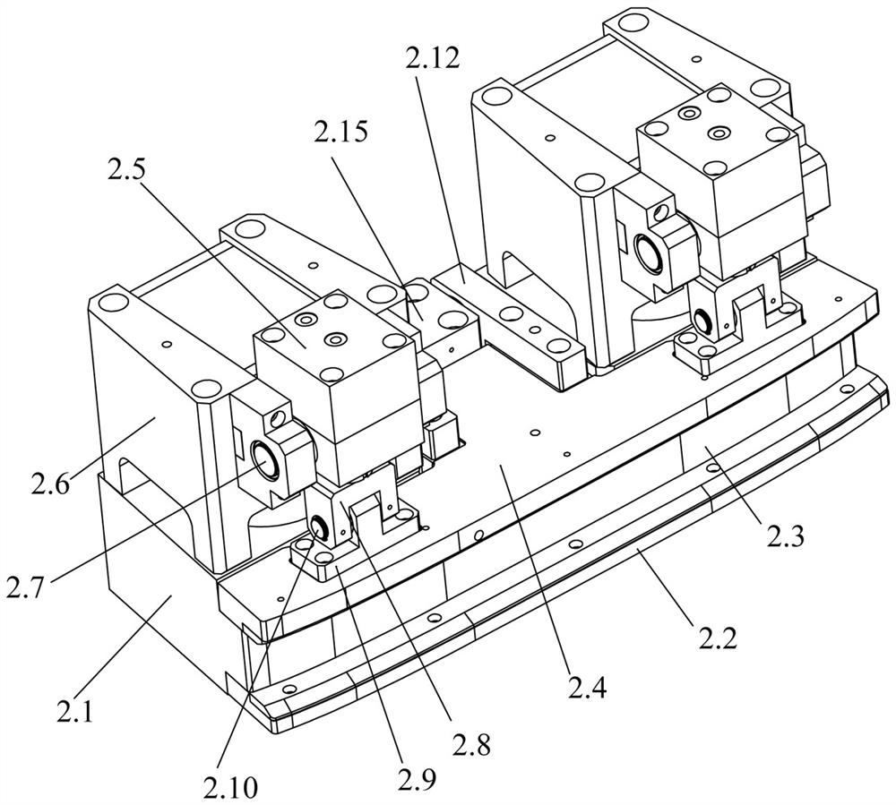 A working platform for profile stretch bending