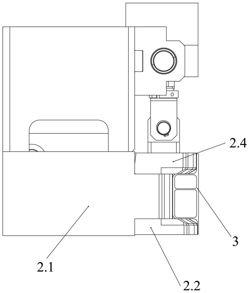 A working platform for profile stretch bending