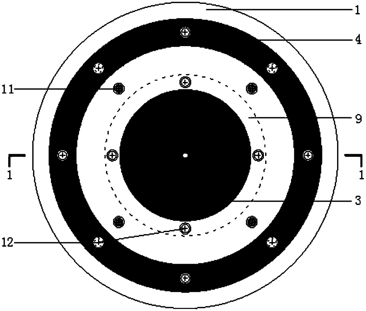 A multi-directional wide-frequency domain vibration isolation/shock reduction device