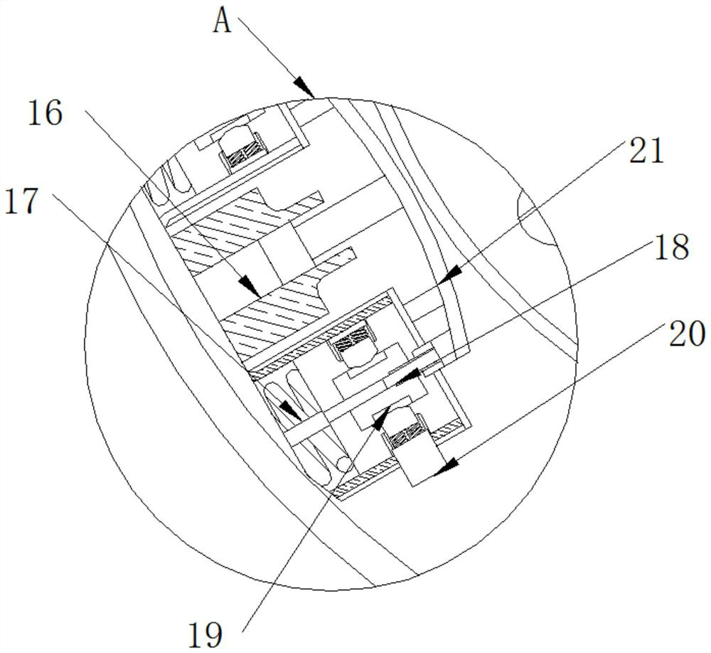 Energy-saving charging pile device capable of automatically winding and unwinding power line