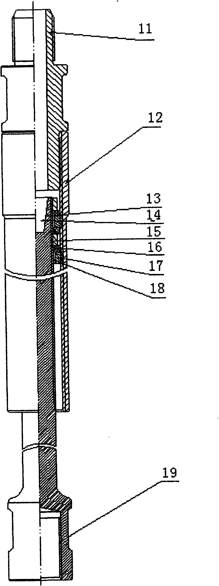 Modulation wave pumping rod electrical-heating oil extraction device