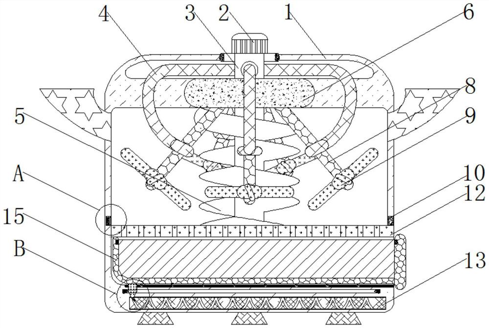 Automatic mincing and collecting small meat mincer