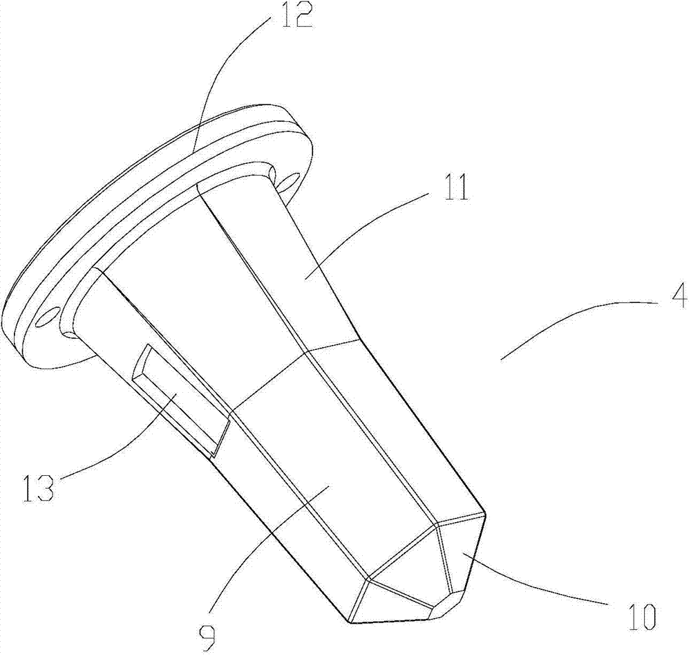 Buckle type assembled LED lamp structure