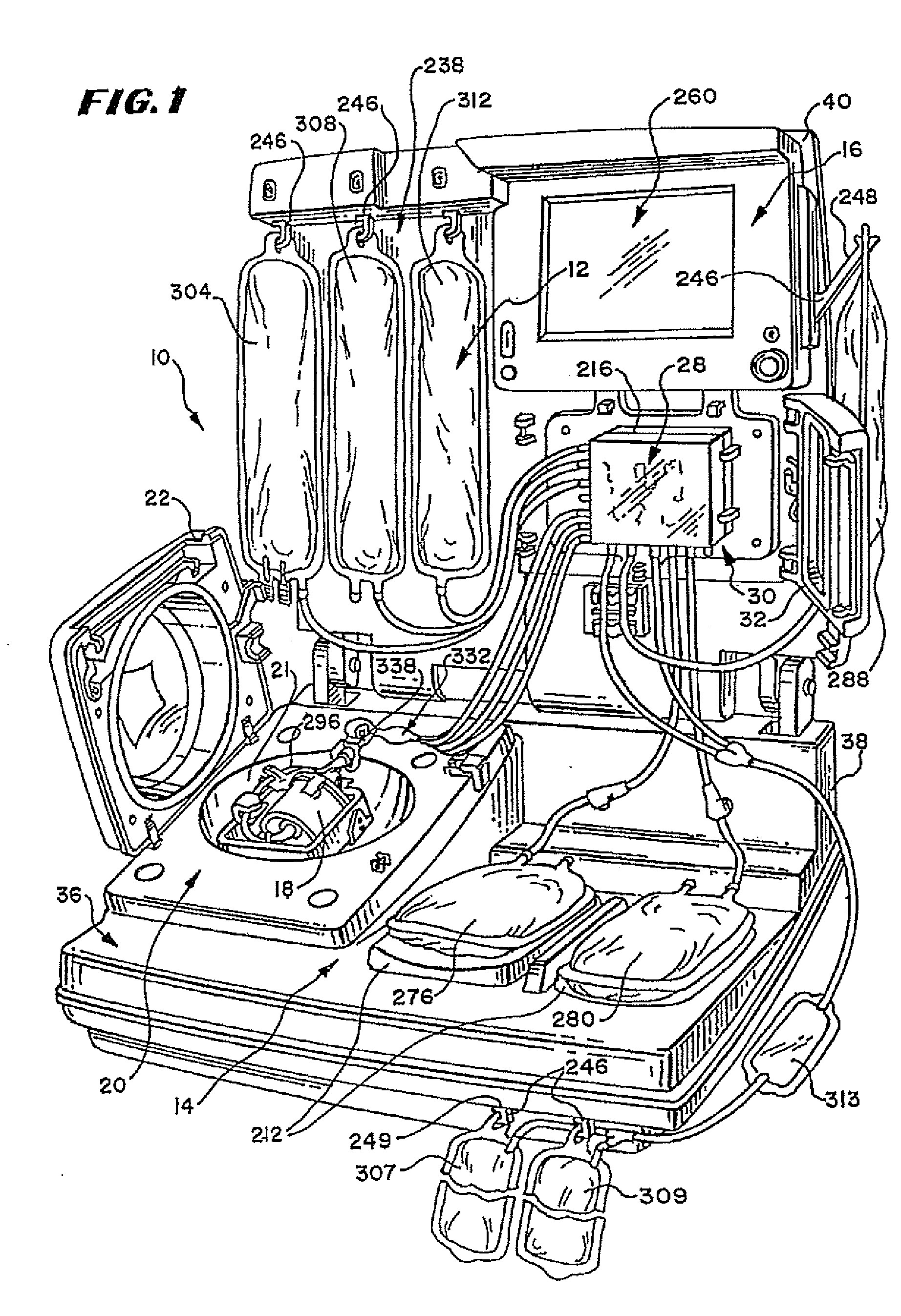 Blood Processing Systems And Methods That Employ An In-Line Flexible Leukofilter