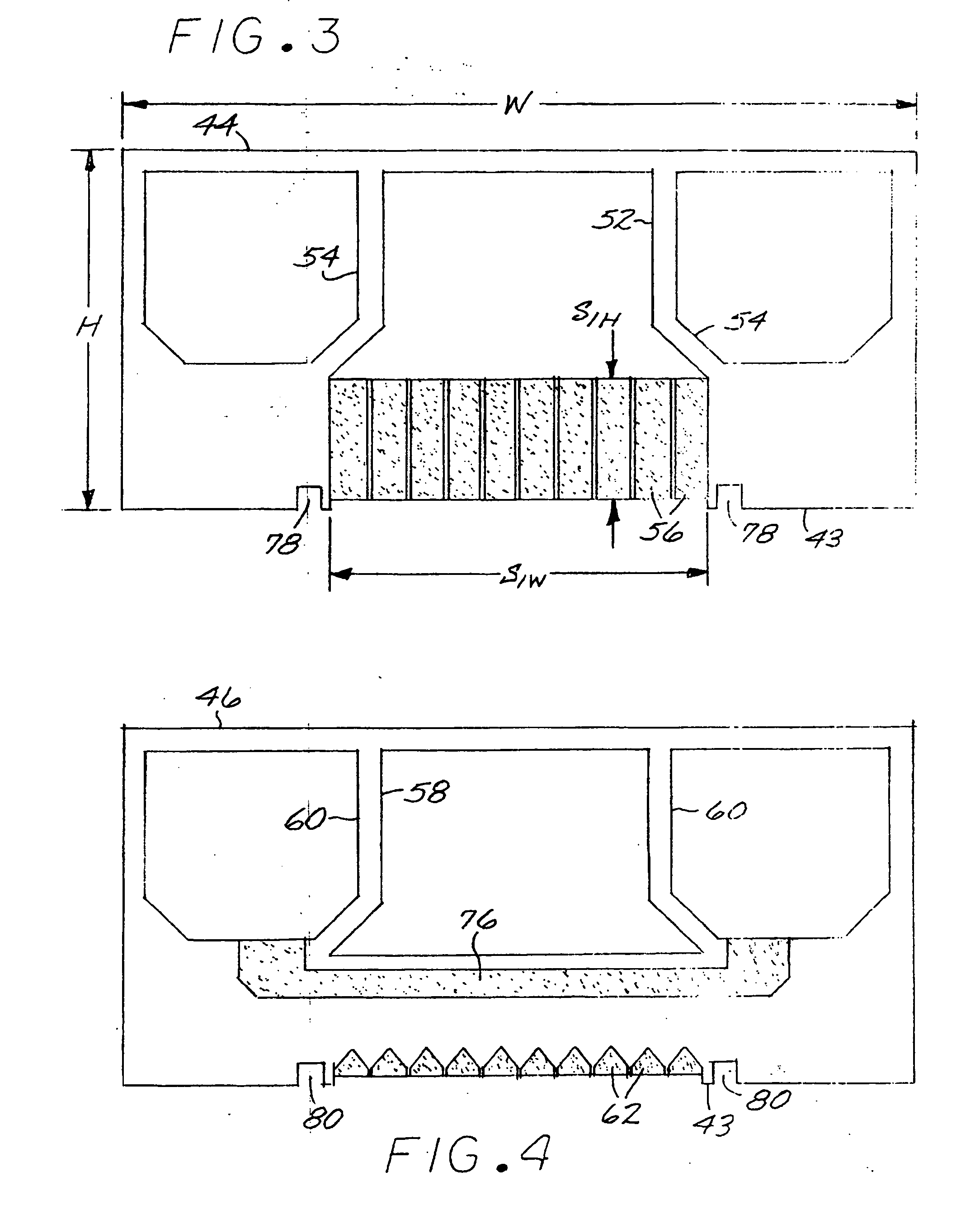 Foil slot impingement cooler with effective light-trap cavities