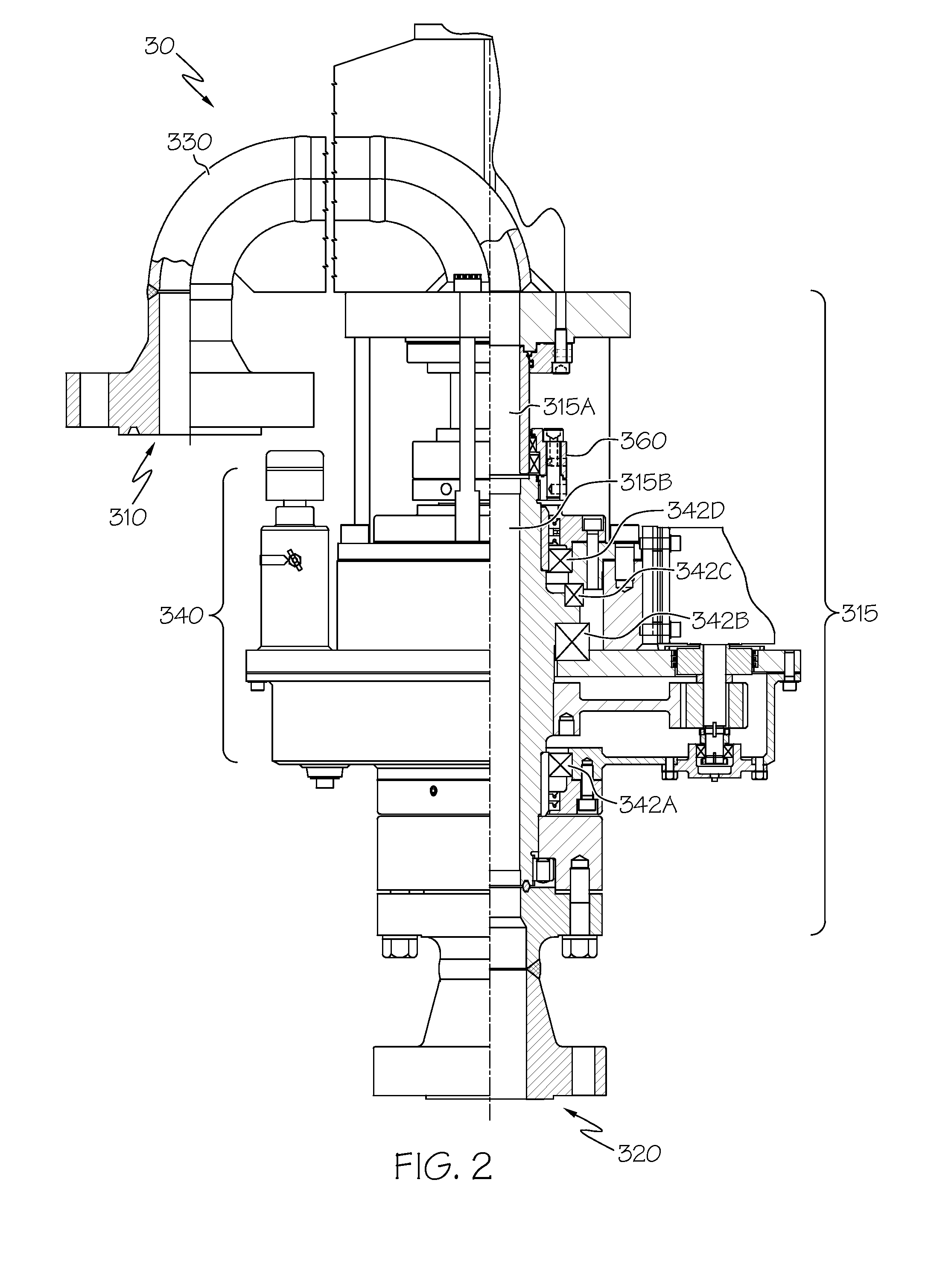 Rotary joint seal for a decoking tool