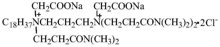 A kind of dicationic dianionic tertiary amide type asphalt emulsifier and its preparation method