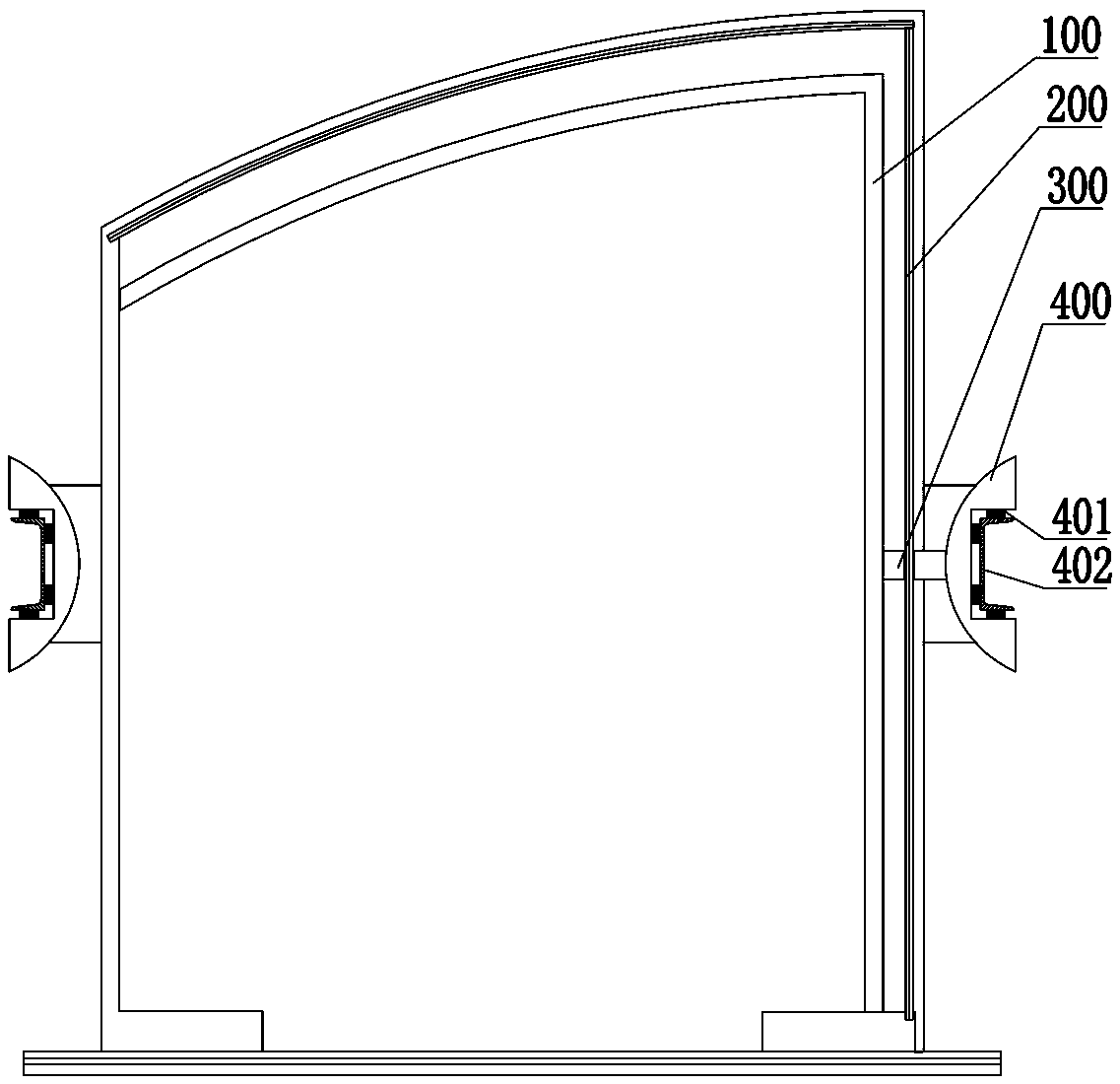 A car handrail