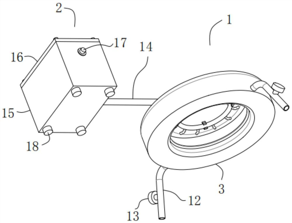 Anti-splash device for operating room