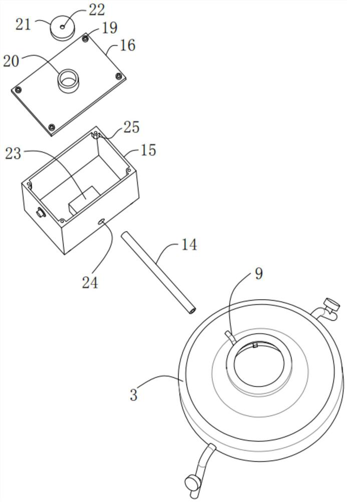 Anti-splash device for operating room