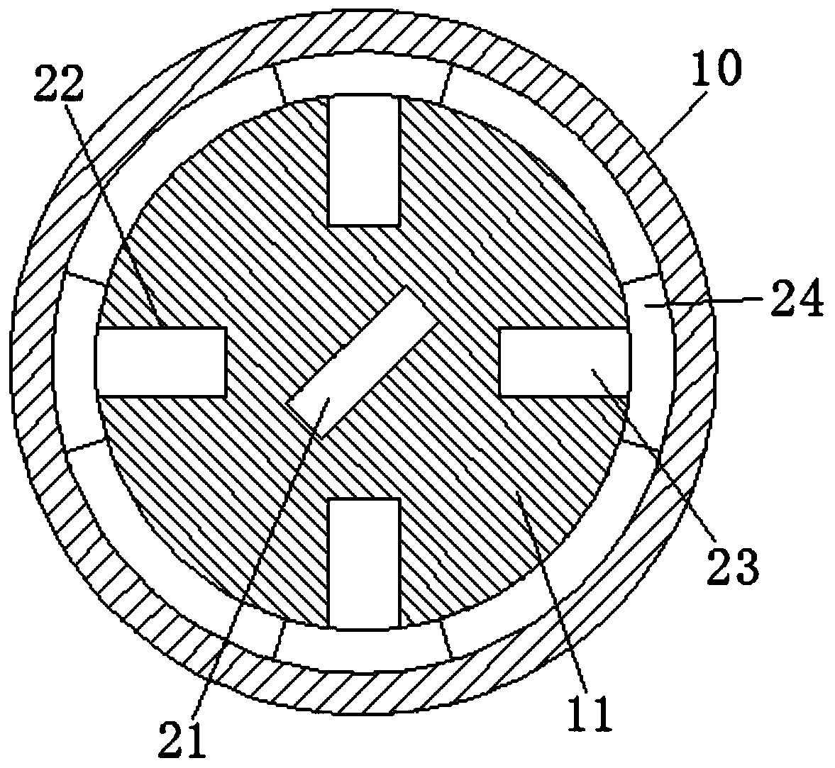 Vibration eliminating device applicable for building structure, and using method thereof