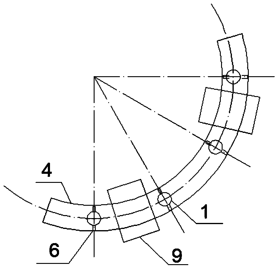 A kind of metallurgical industry furnace body ring bolt installation method