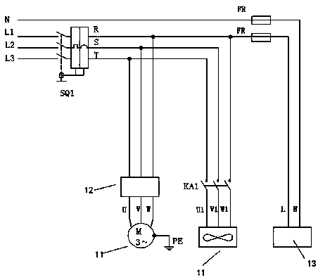 Laboratory multi-section ventilation energy-saving control system