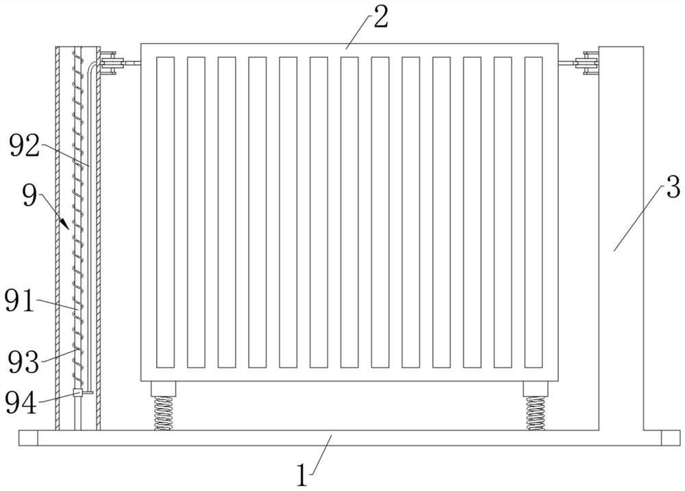 Road guardrail mounting structure for municipal construction