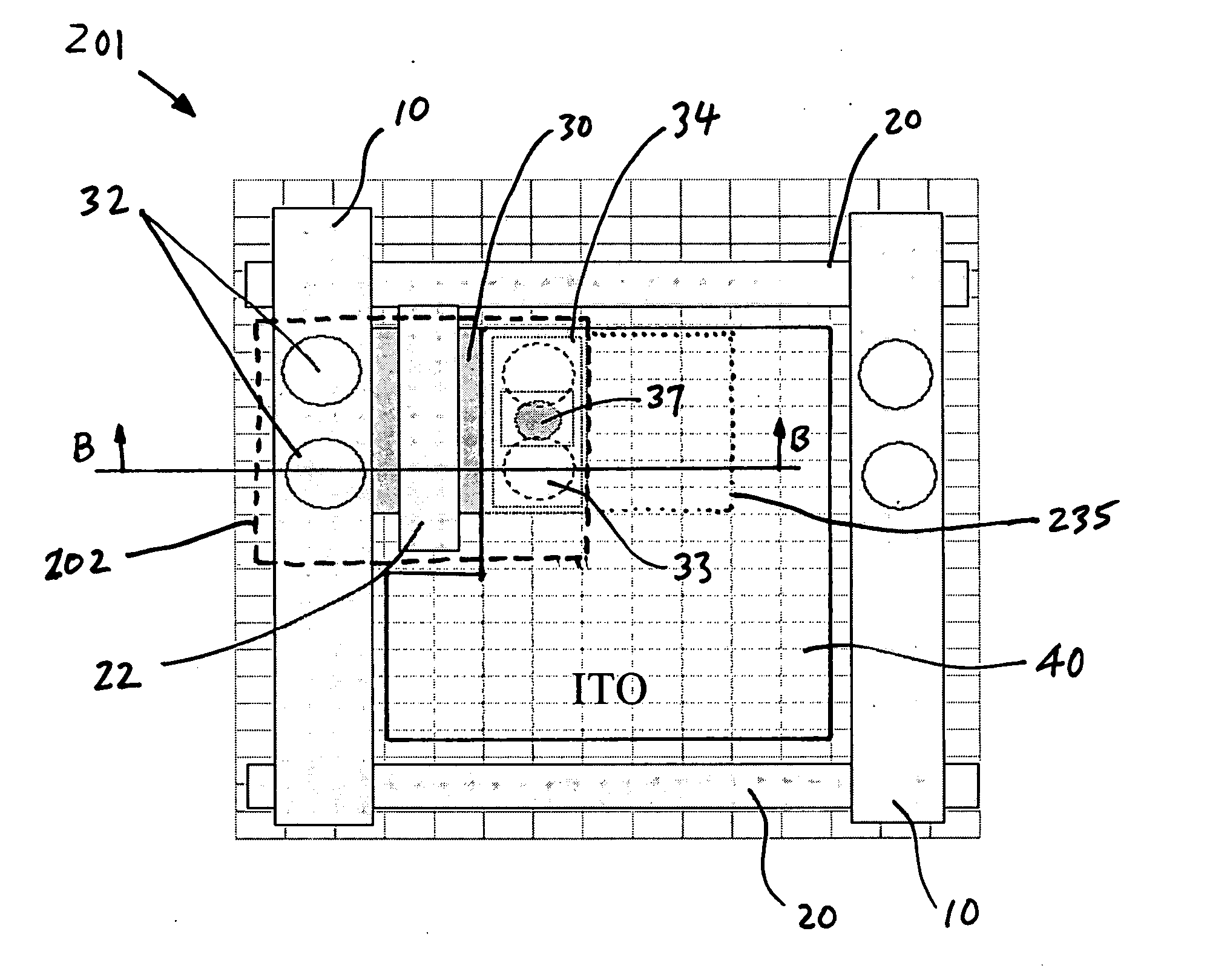 Fingerprint sensing pixel with a larger aperture