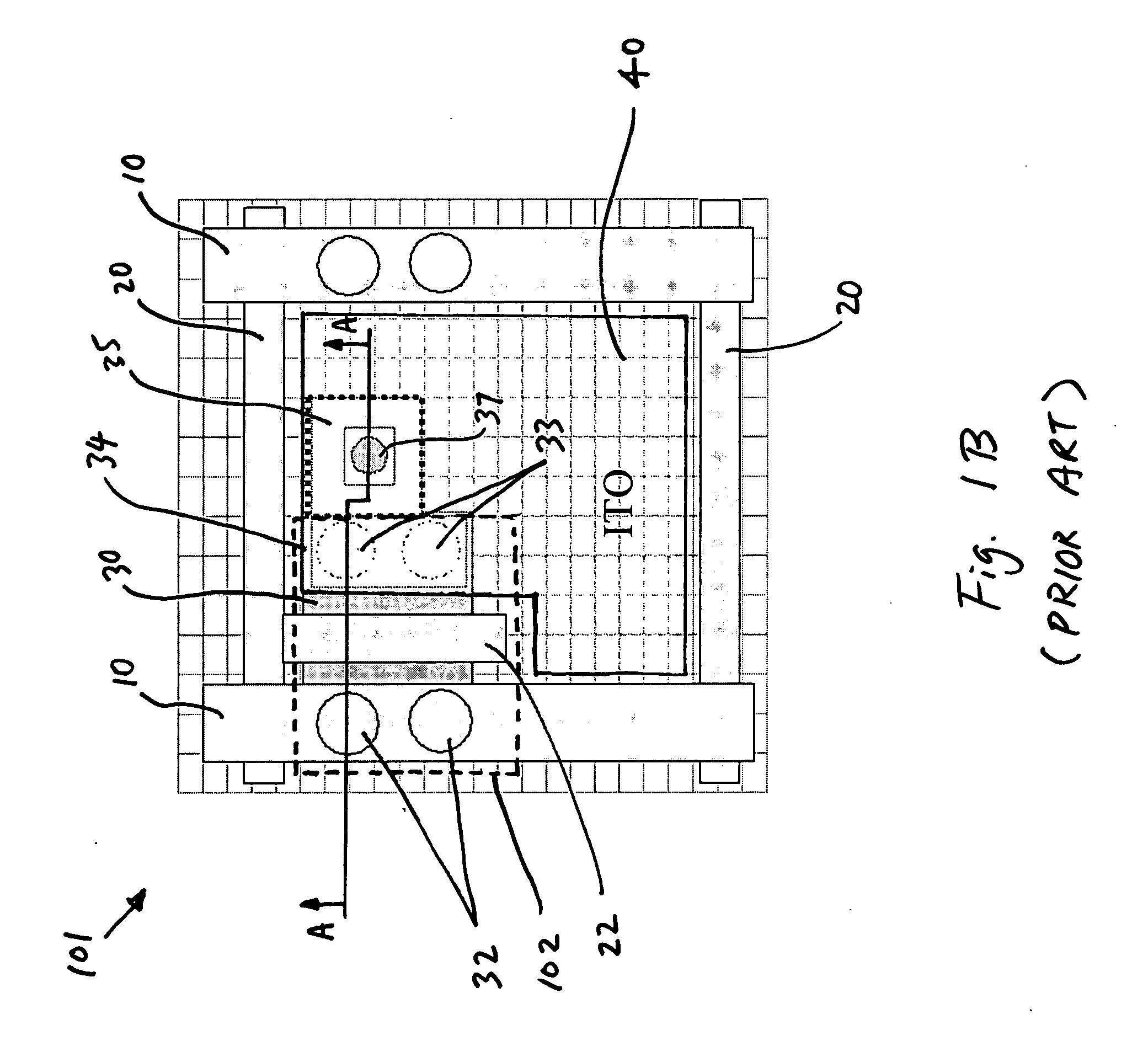 Fingerprint sensing pixel with a larger aperture