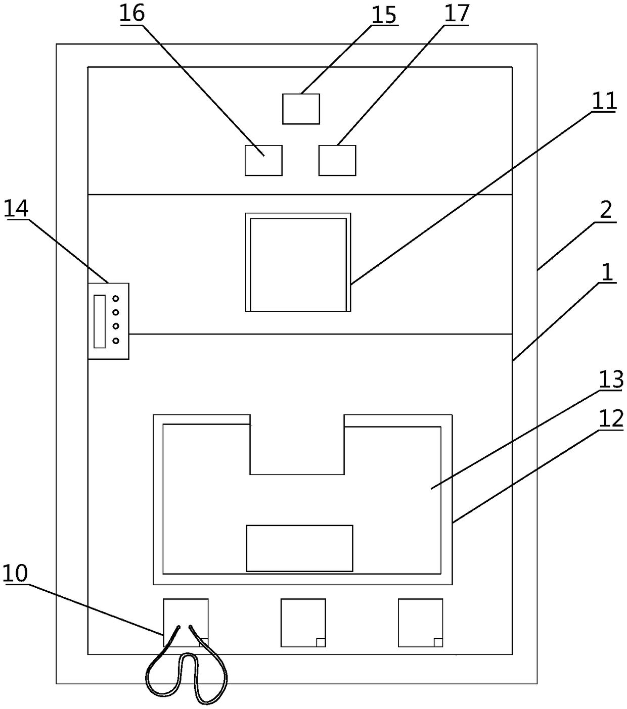 Integrated security anti-theft door facilitating intelligent receive and dispatch of articles, and receiving and dispatching method thereof