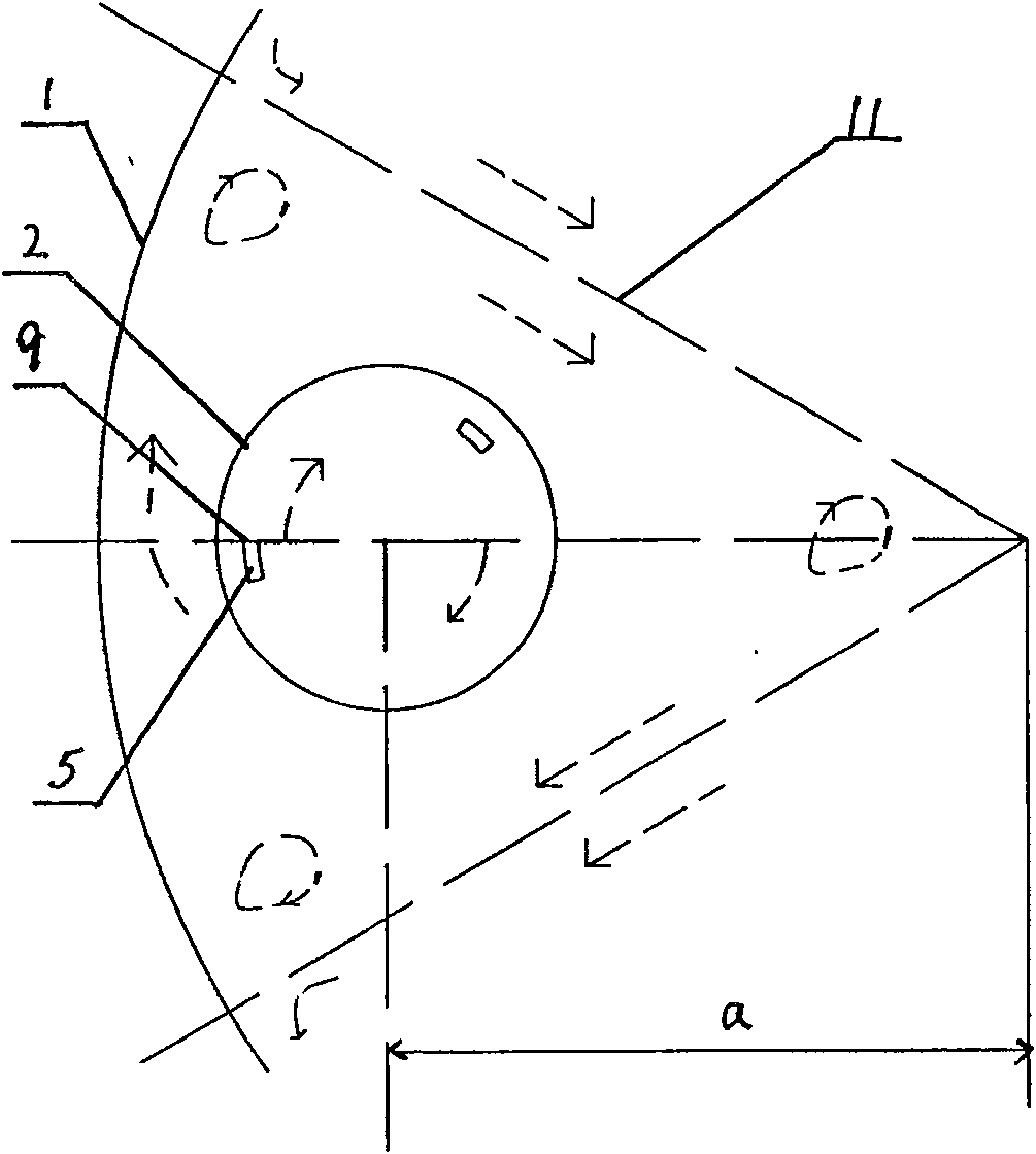 Combined helical fan flow mixing water distributor