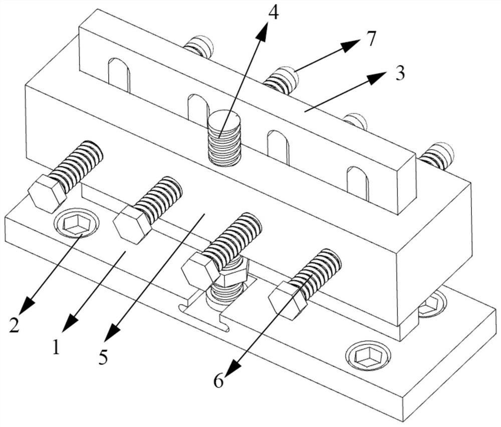 Auxiliary supporting vibration suppression device for milling thin-wall curved-surface part