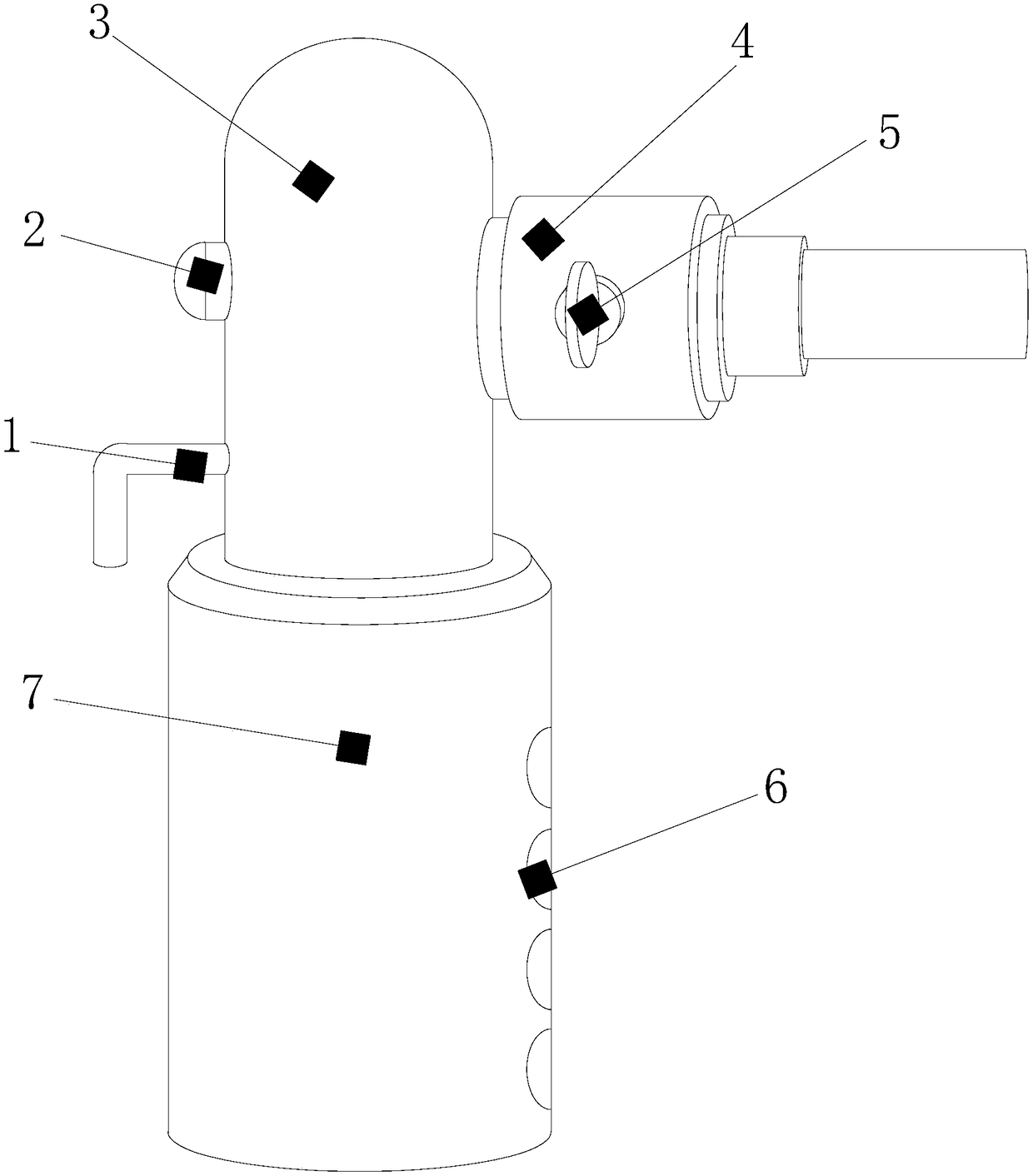 Wound cleaning device for traumatic orthopedics