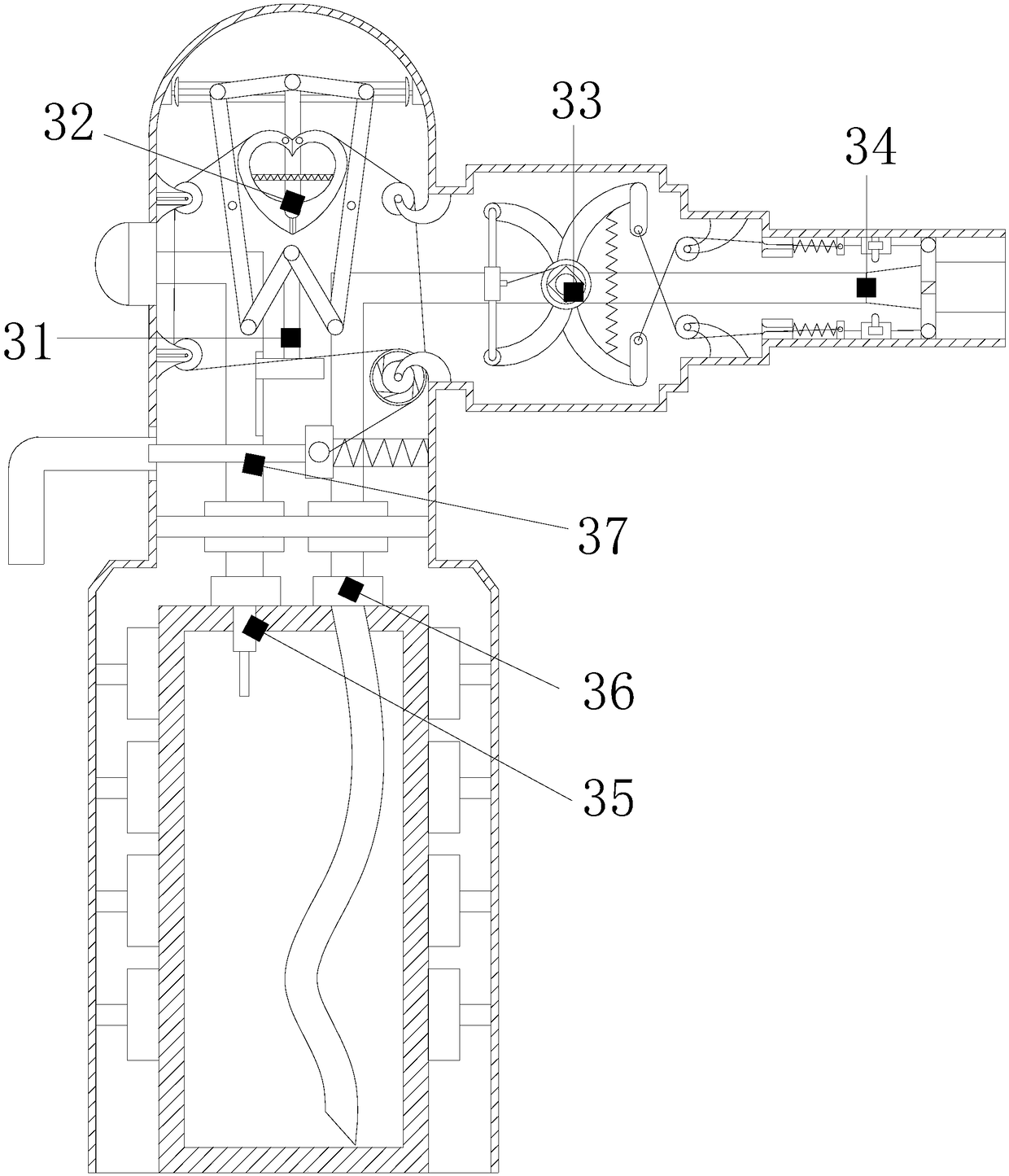 Wound cleaning device for traumatic orthopedics