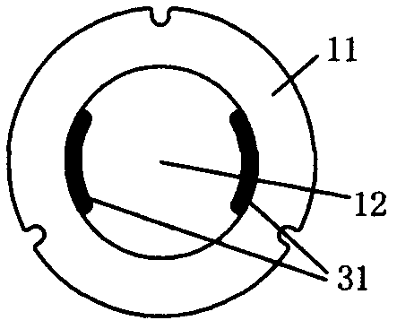 LED chip light source module substrate