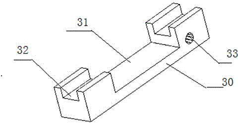 Clamp for detecting external dimension of packaged chip and detection method of clamp