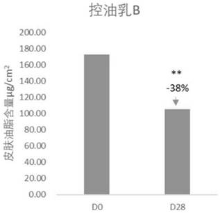 Oil control composition containing plant active ingredients