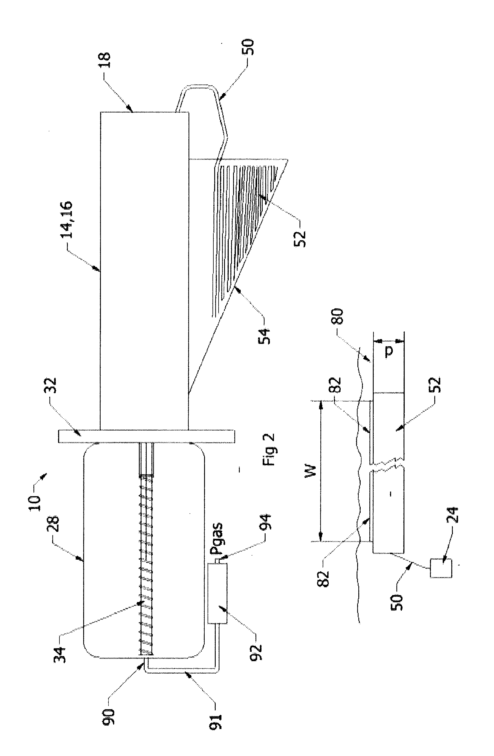 Air cannon and associated launch canister for a line-fouling system