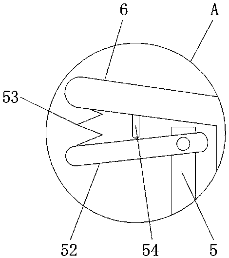 Road surface grooving machine with groove depth adjusting mechanism