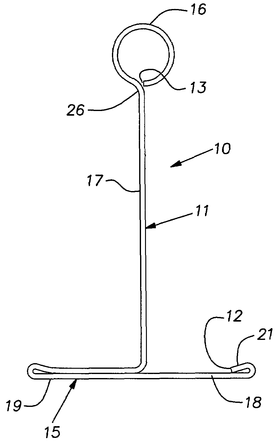 Single web grid with reinforced bulb