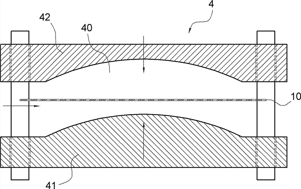 Structure of curved capacitive touch control panel