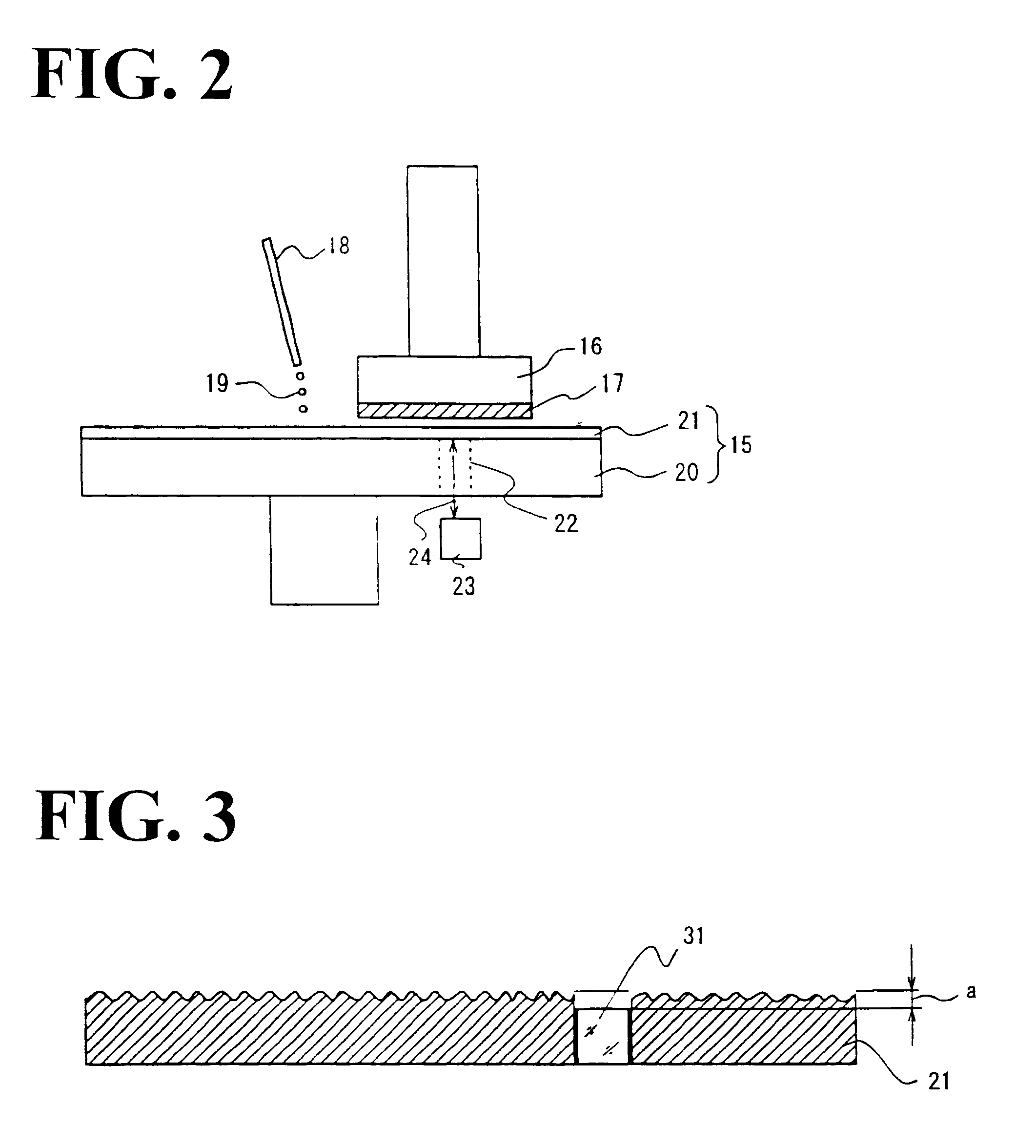 Polishing body, polishing apparatus, polishing apparatus adjustment method, polished film thickness or polishing endpoint measurement method, and semiconductor device manufacturing method