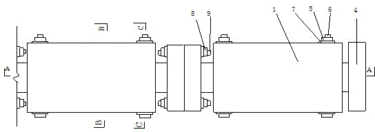 Cylinder assembled steel lead damper