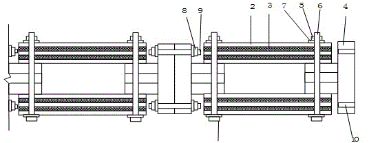 Cylinder assembled steel lead damper