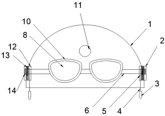 Multifunctional mining safety helmet