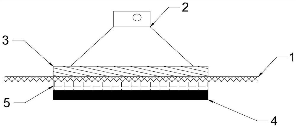 Preparation method of invisible wing surface component