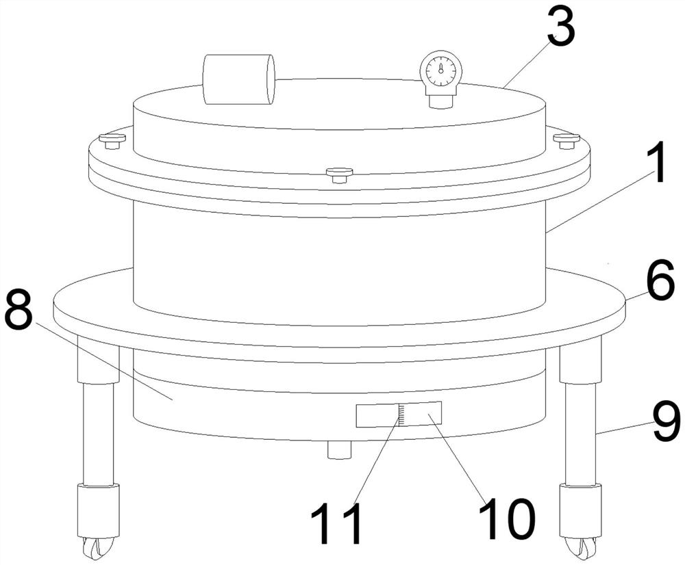 A kind of reaction furnace for graphene preparation