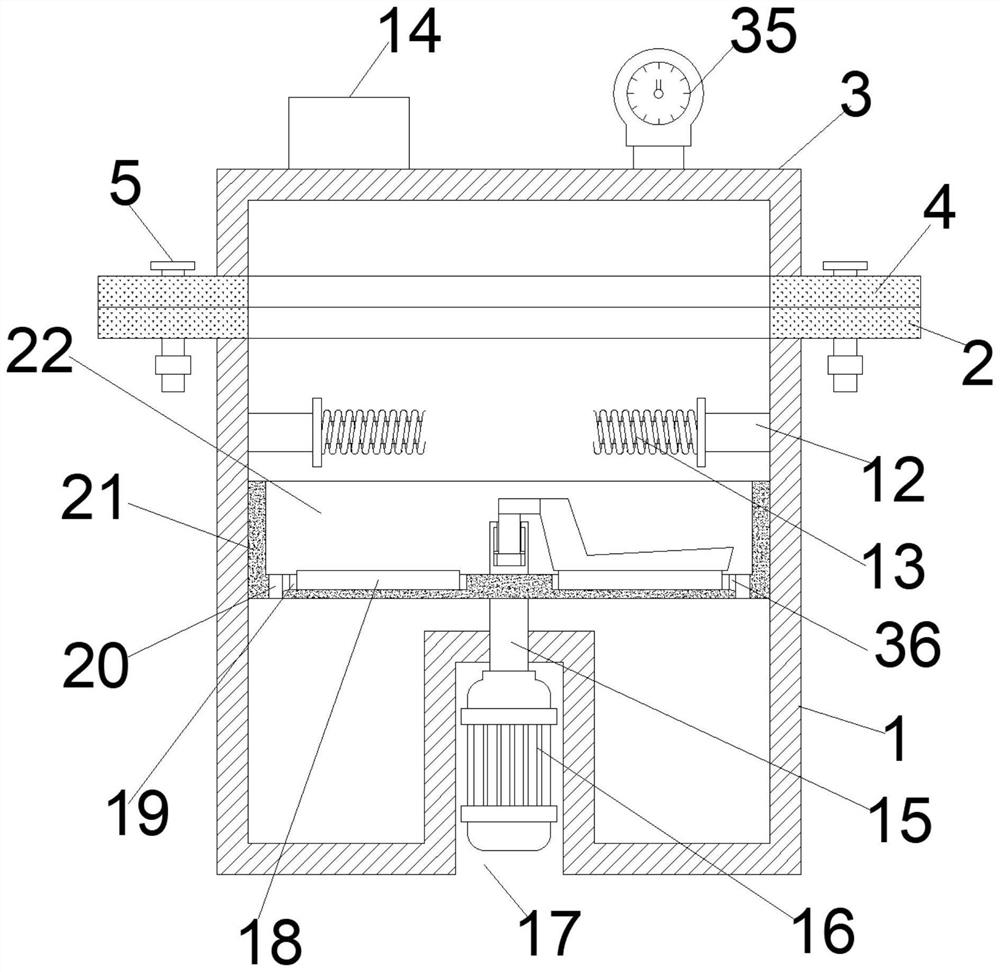 A kind of reaction furnace for graphene preparation