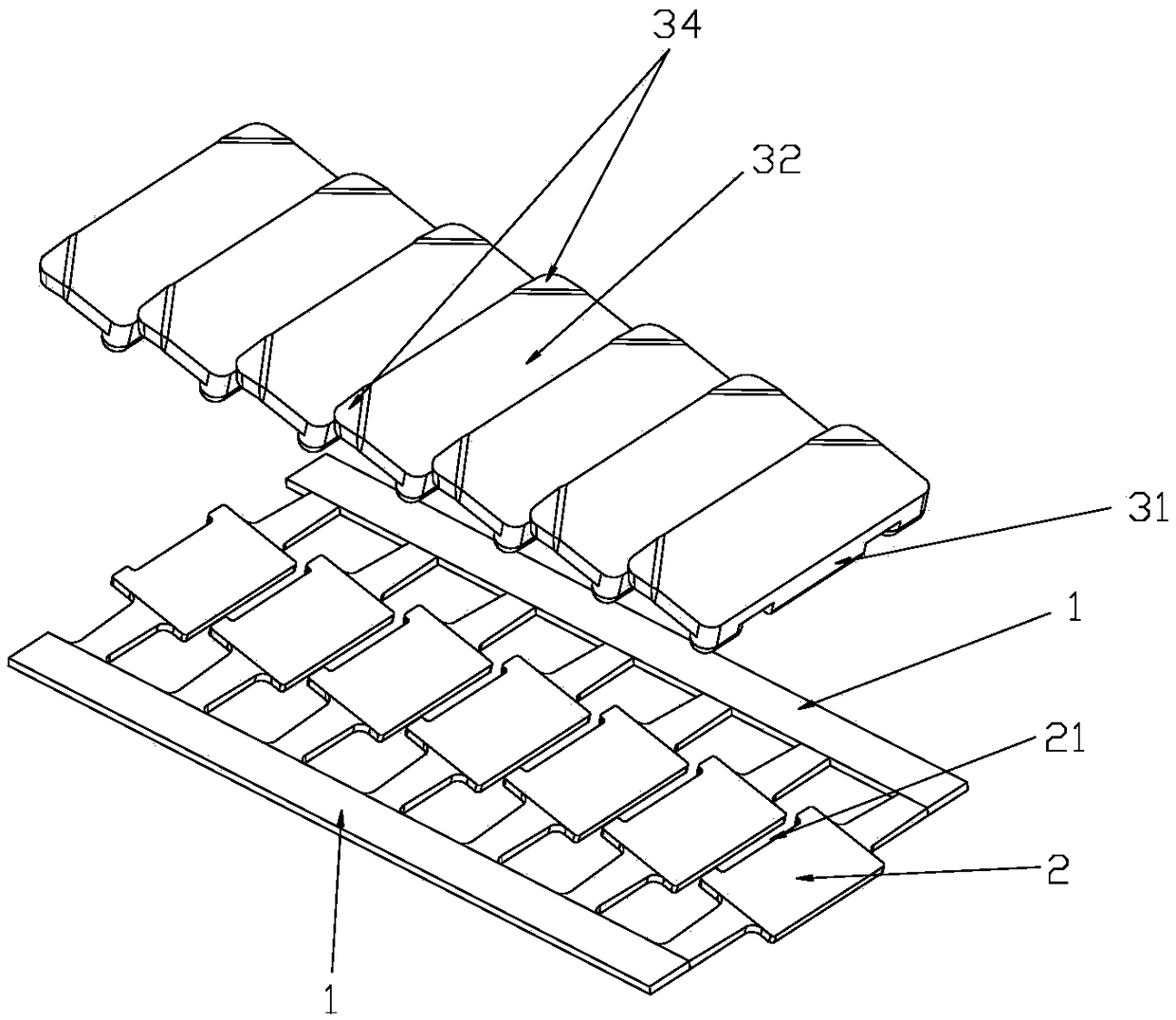 Multi-point contact finger and electrical connector