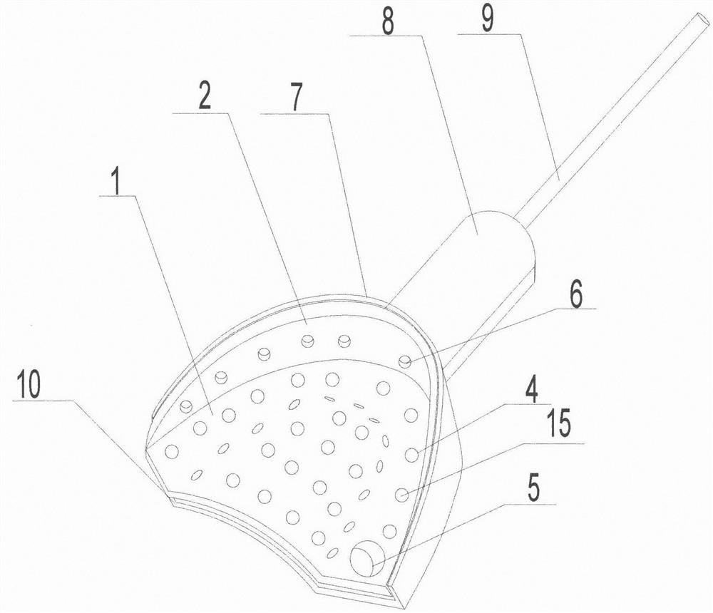 Overflow type dental impression tray