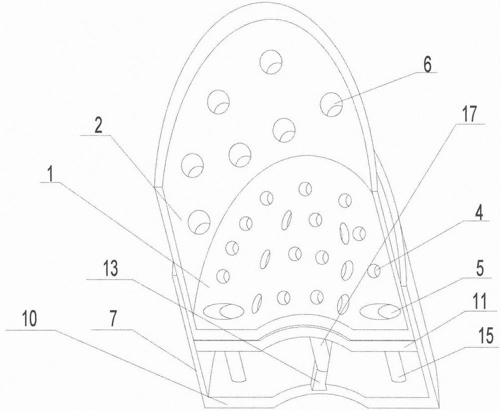 Overflow type dental impression tray