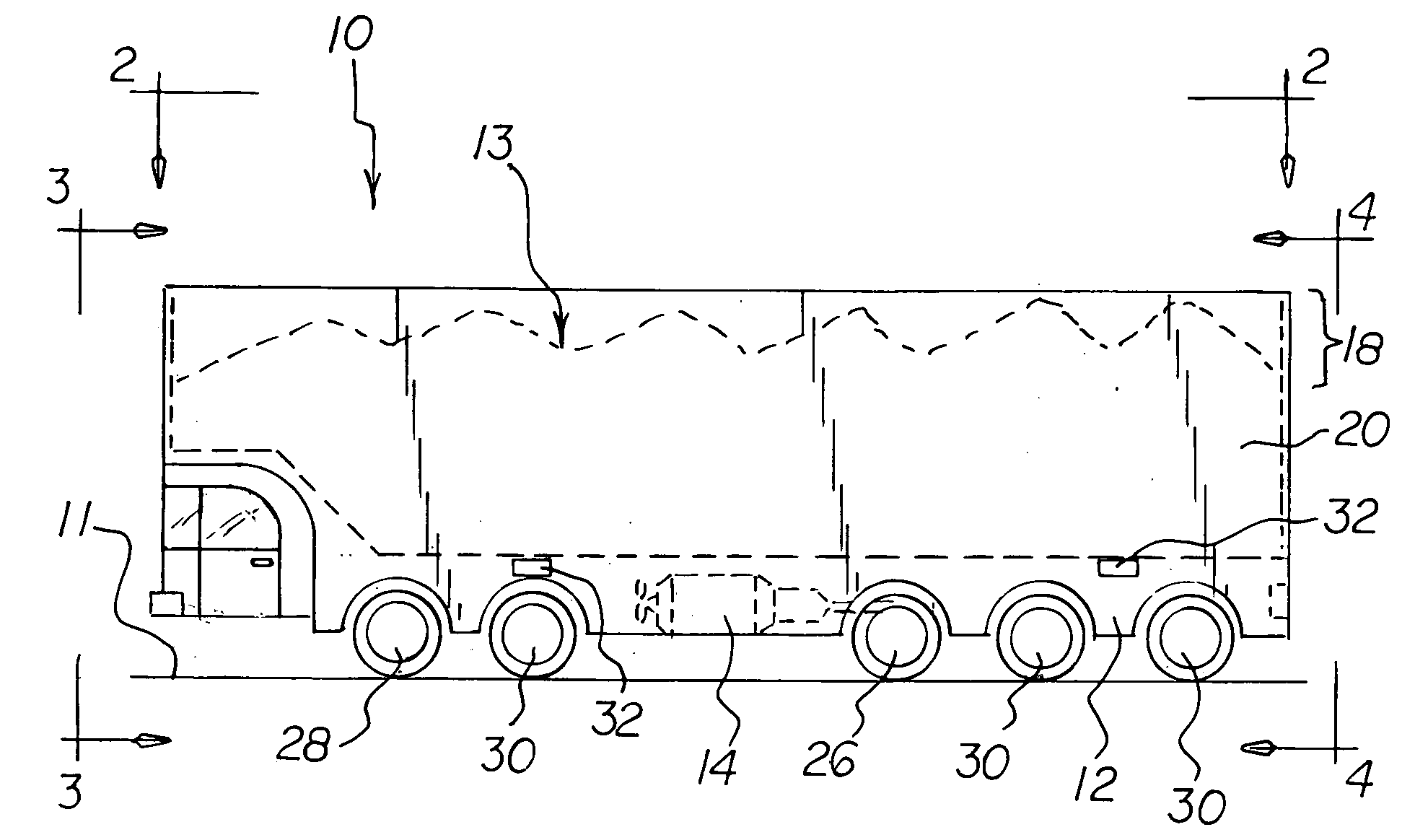 Reduced wind resistant haulage vehicle apparatus