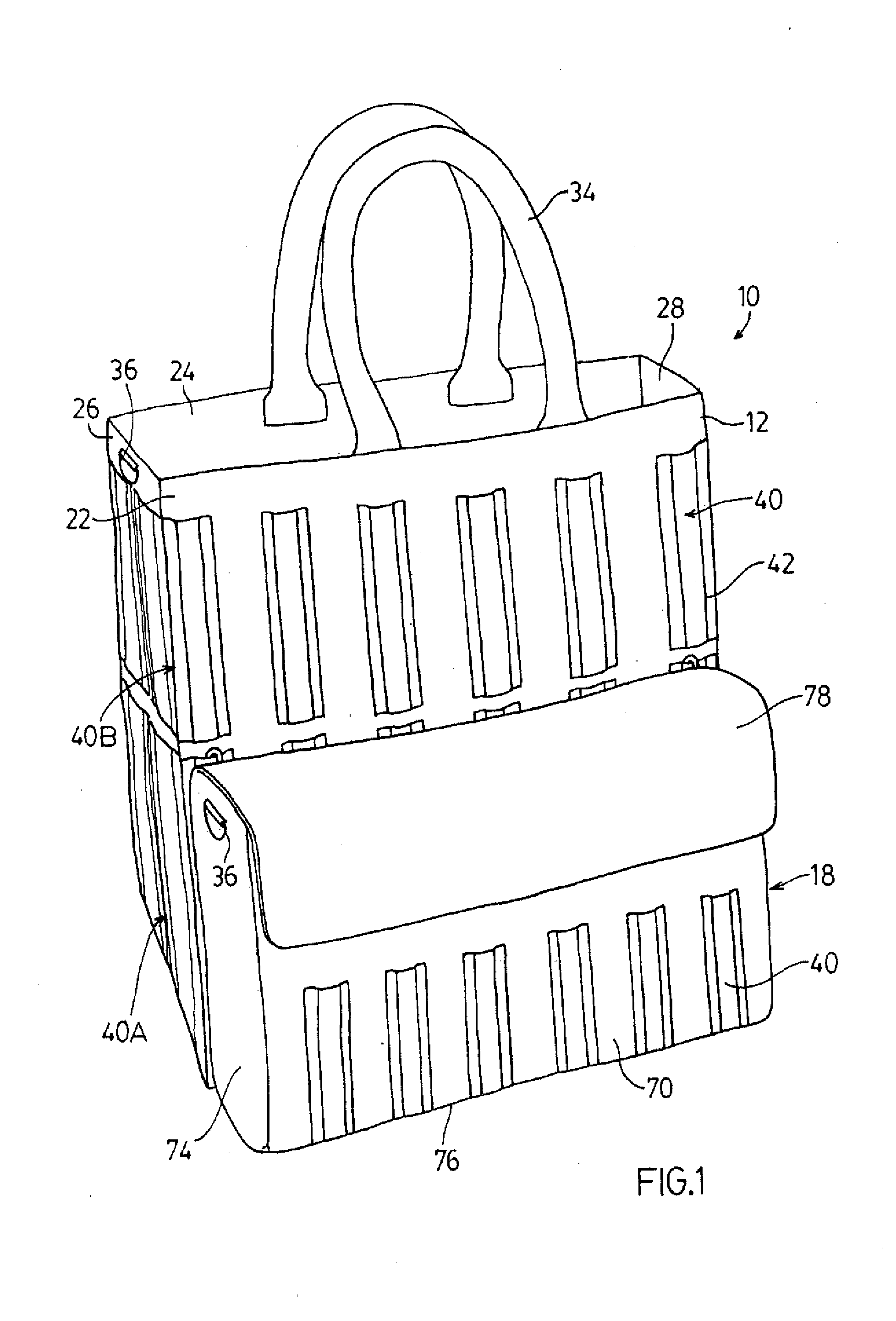 Expandable handbag